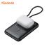 Mcdodo MC-6320 Digital Display Magnetic Power Bank 10000mAh 20W With USB-C Cable & Stand Wireless Charging for Phone watch Earbuds - Black